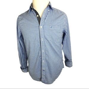 Nautica Mens Dress Shirt Gingham Plaid